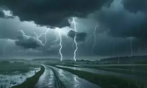 Zdjęcie do Uwaga, opady deszczu z burzami!