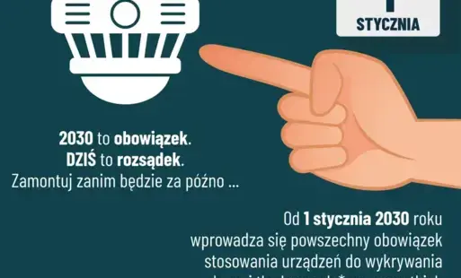 Zdjęcie do  Czujka w każdym domu - rok od wprowadzenia obowiązku