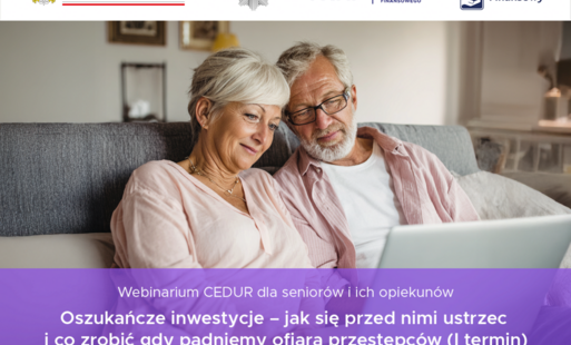 Zdjęcie do Zaproszenie na webinarium "Oszukańcze inwestycje &ndash; jak się przed nimi ustrzec i co zrobić gdy padniemy ofiarą przestępc&oacute;w (I termin)"