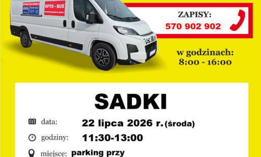 Zdjęcie do Bezpłatne badanie wzroku w Sadkach &ndash; OPTO-BUS