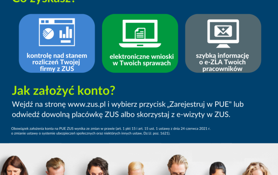 Zus Prowadzi Je Dla Każdego Ubezpieczonego I Płatnika Składek PUE ZUS dla płatnika składek - Gmina Sadki