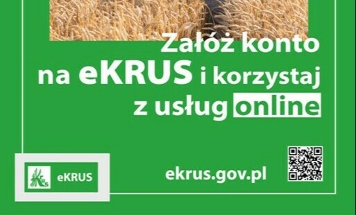 Zdjęcie do Dzień z eKRUS. Rolniku, zał&oacute;ż konto na eKRUS!