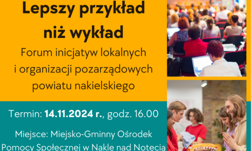 Zdjęcie do Lepszy przykład niż wykład &ndash; do 12 listopada trwają zapisy na Forum inicjatyw lokalnych i organizacji pozarządowych
