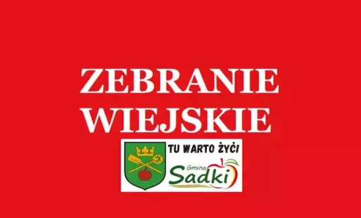Zdjęcie do Harmonogram zebrań wiejskich w 2025 r.